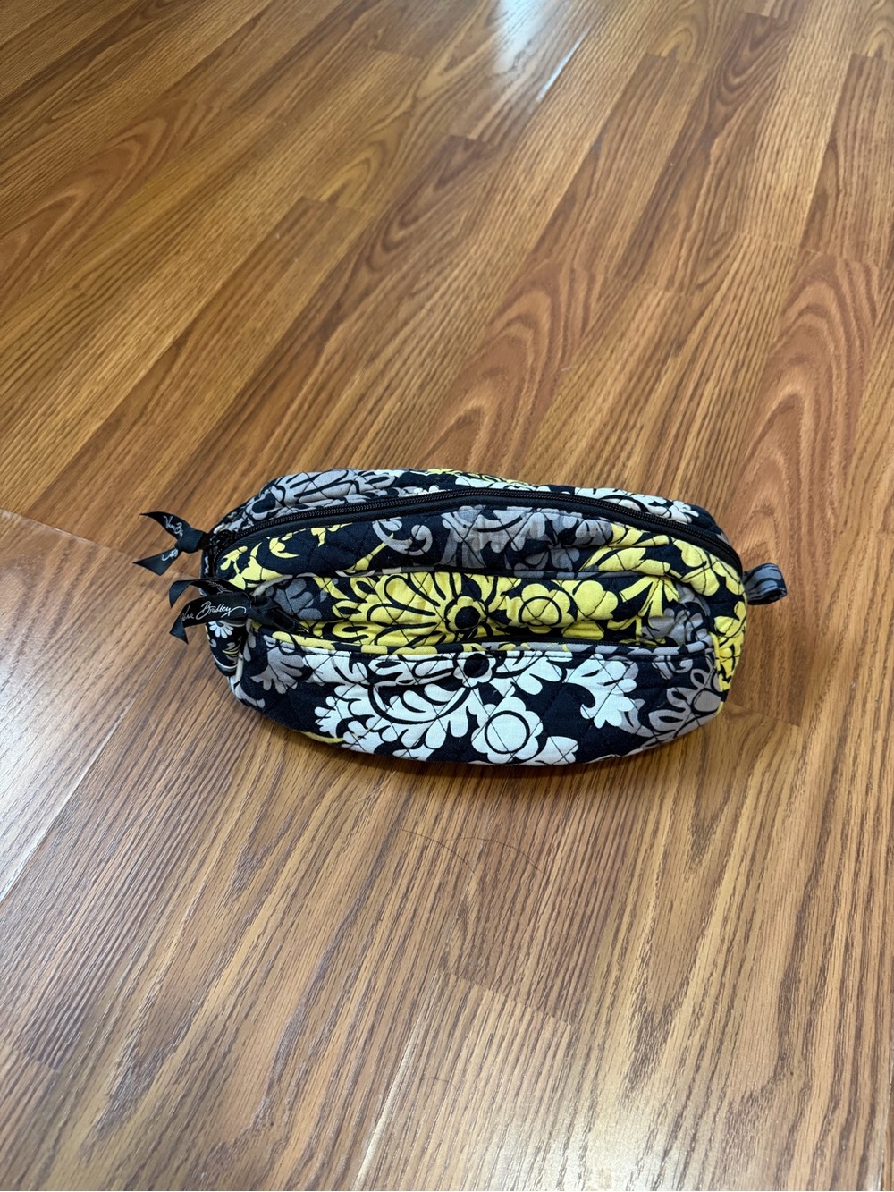 Vera Bradley Baroque Quilted Makeup Bag Retired Print